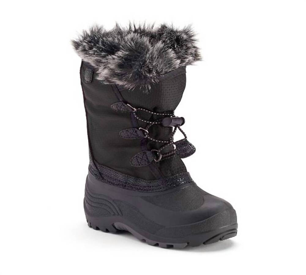 NEW KAMIK kids powdery boot in black